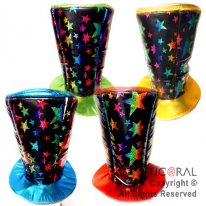 SOMB GALERON METAL ESTRELLAS COLORES SURTIDOS x 1